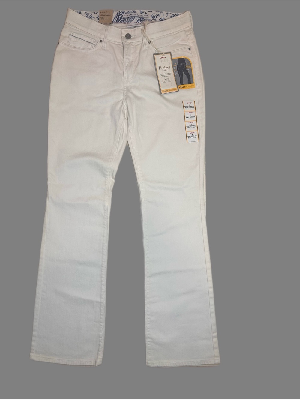 Levi's White Women's Bootcut Jeans - Perfect Waist